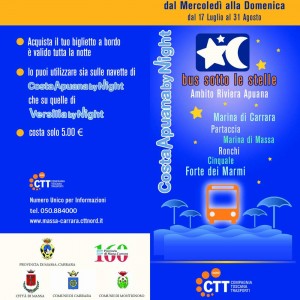 Bus Sotto Le Stelle Depliant