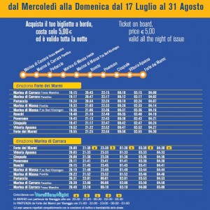 Bus Sotto Le Stelle Depliant Orari