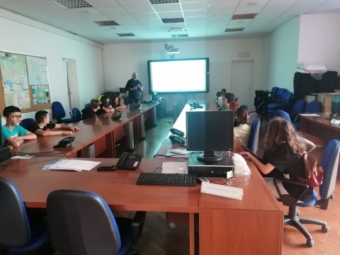 Visita Alunni Staffetti 1 E Sala Operativa