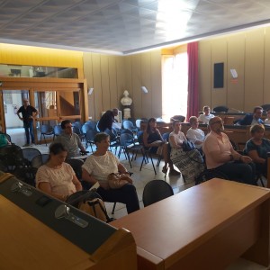 Insediamento Osservatorio Disabilità. Nella foto  la sala della resistenza con alcuni componenti dell'Osservatorio