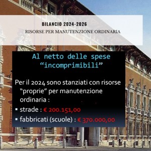 Immagine grafica: sullo sfondo la facciata del Palazzo Ducale, in primo piano la tabella