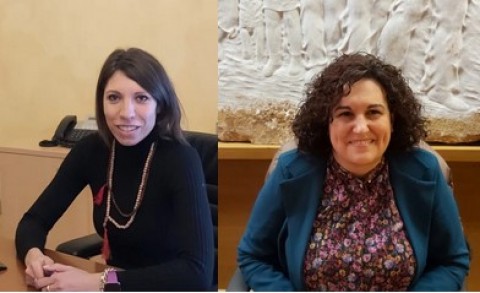 Nella foto collge a destra Diana Tazzini a sinistra Elisabetta Sordi