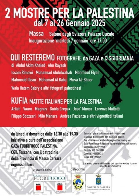 Locandina delle mostre