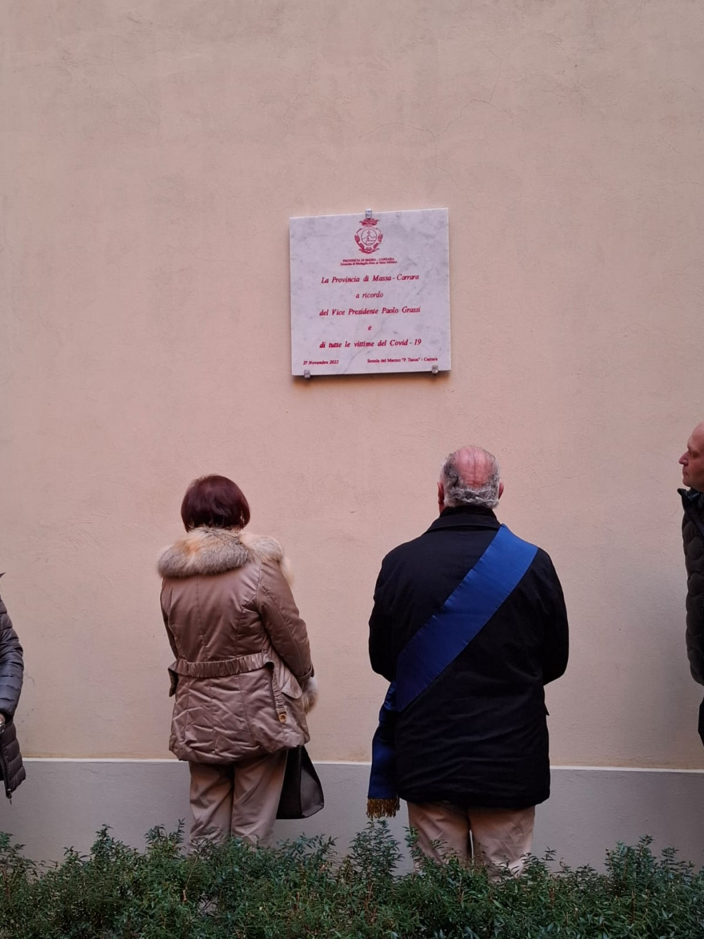 20251127 Intitolazione Cortile Palazzo Ducale Ex Vice Presidente Grassi E Vittime Covid 3