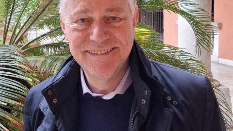 Foto in prio piano del Presidente Valetini