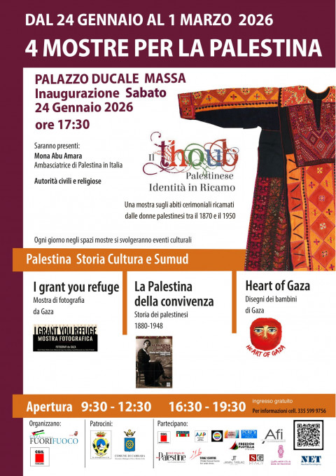 Locandina delle mostre